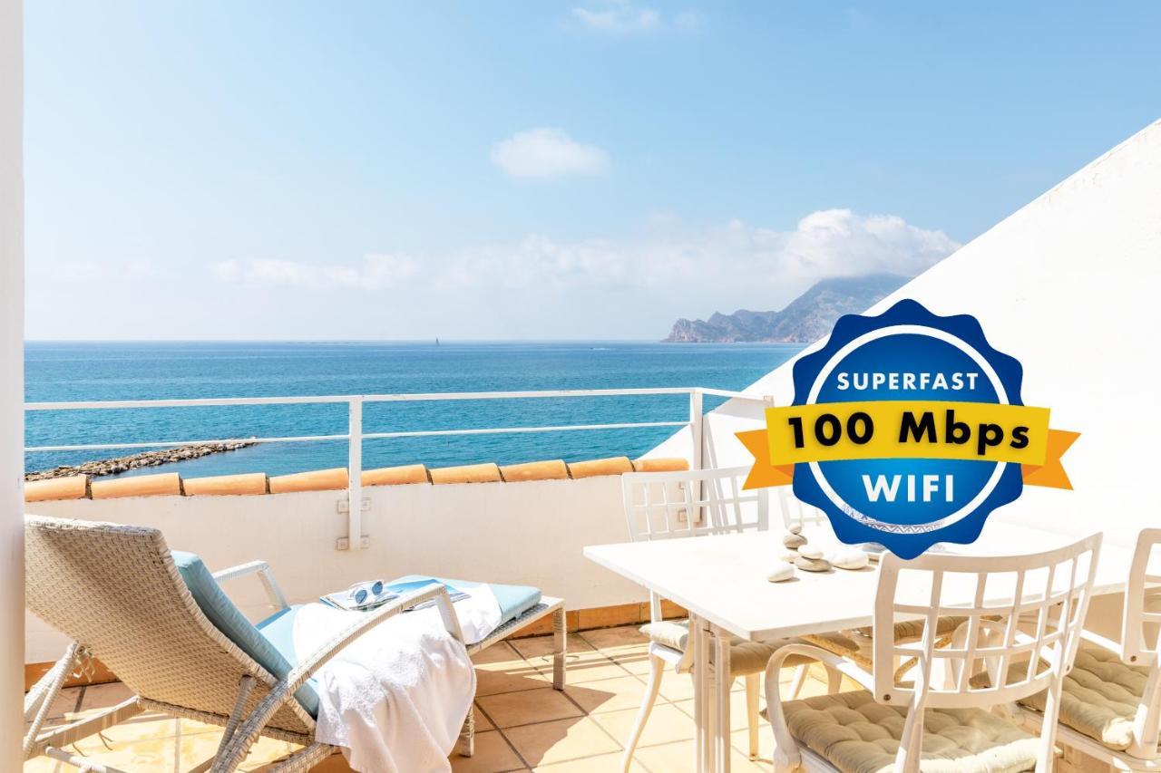 Апартаменти Atico-Loft Frente Al Mar Con Piscina Y Parking Алтеа Екстер'єр фото