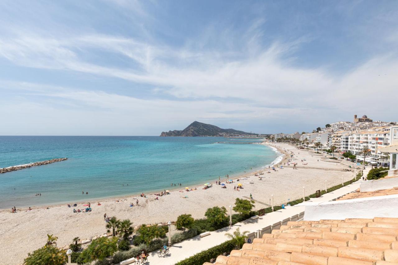 Апартаменти Atico-Loft Frente Al Mar Con Piscina Y Parking Алтеа Екстер'єр фото