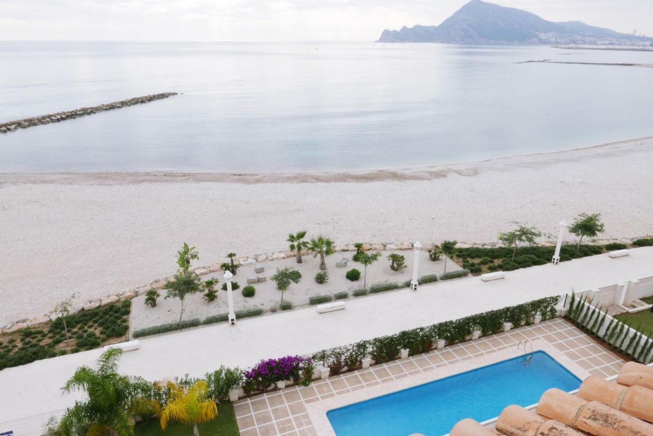Апартаменти Atico-Loft Frente Al Mar Con Piscina Y Parking Алтеа Екстер'єр фото